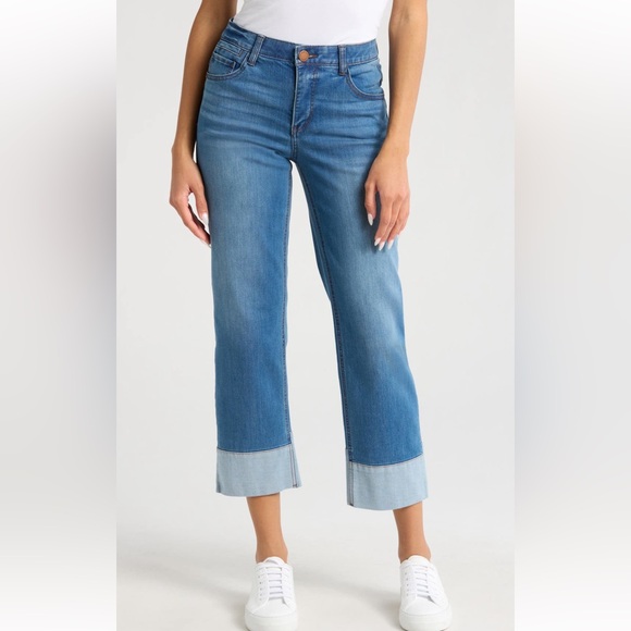 Wit & Wisdom Ab'Solution High Waist Cuff Hem Jeans - Picture 2 of 7